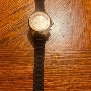 Michele | Accessories | Michele Rose Goldblack Rubber Band  display picture 3